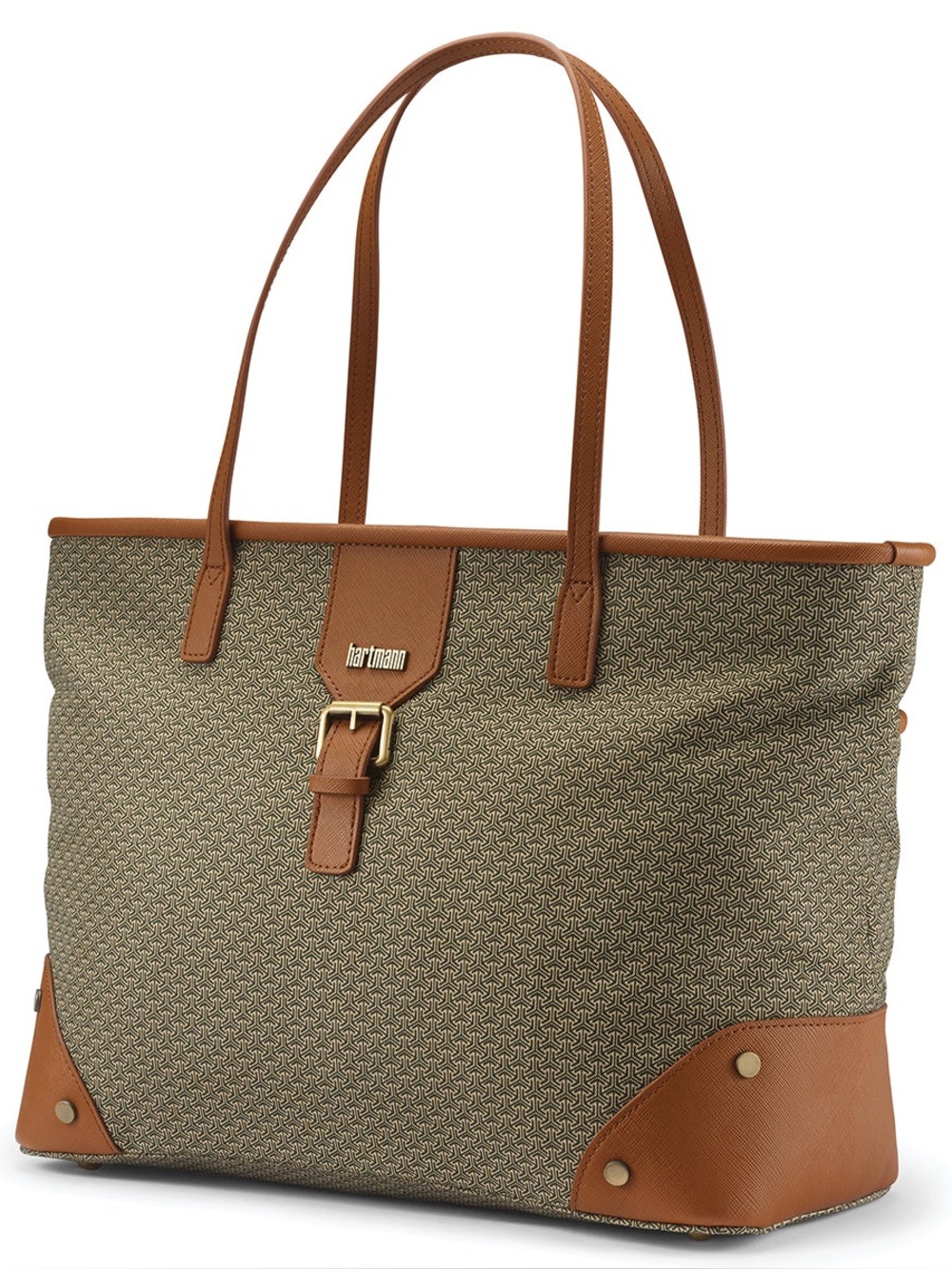 Hartmann Natural Tan Luxe II Shoulder Tote Bag
